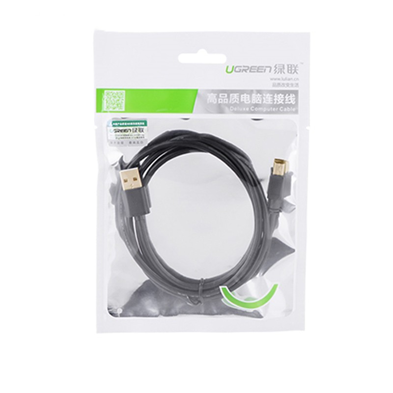 Cáp chuyển Mini USB, đầu hình thang (chuyển dữ liệu từ Máy ảnh, Máy nghe nhạc vào Laptop/PC) 50Cm UGREEN 10354