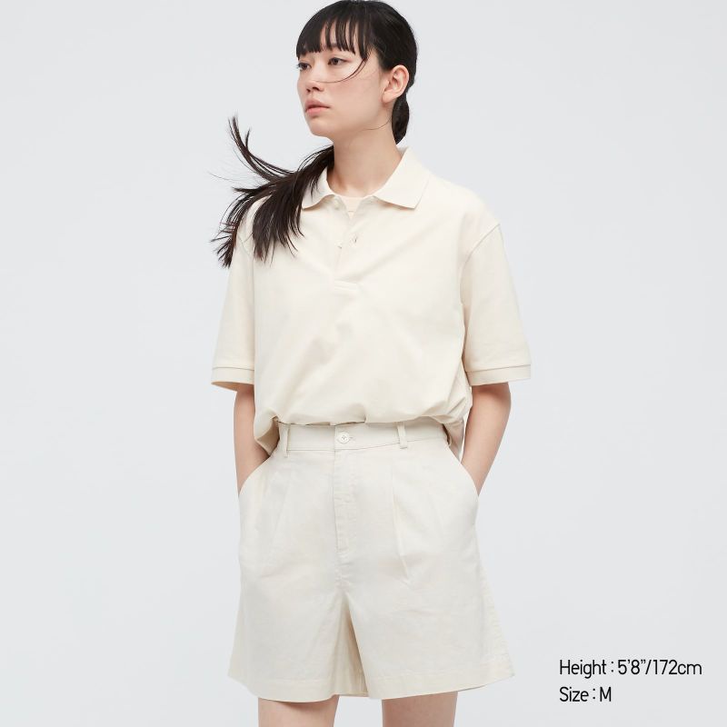(UNIQLO Nhật chính hãng) Nam/Nữ - Áo Polo ngắn tay vải Dry Pique