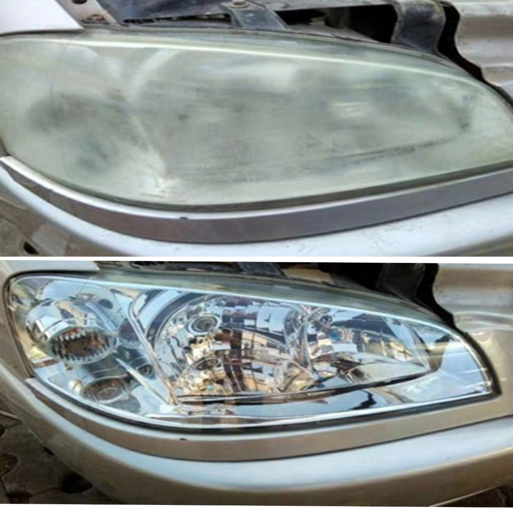 Bộ máy đánh bóng đèn pha ô tô con tặng kèm 1 lọ dung dịch 800ml