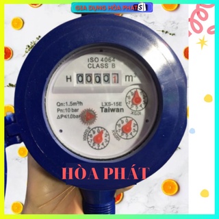 Đồng hồ nước nhựa chính hãng + Tặng kèm 1 cuộn cao su non (băng tan)