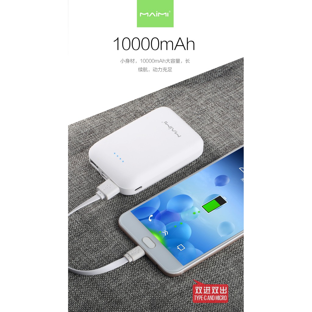 SẠC DỰ PHÒNG MAIMI P15S 10000mAh