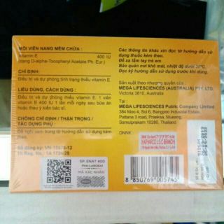 ENAT 400 ( VITAMIN E THIÊN NHIÊN )