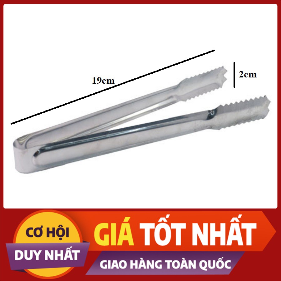 Kẹp Gắp Đá , Gắp Đồ Ăn Inox