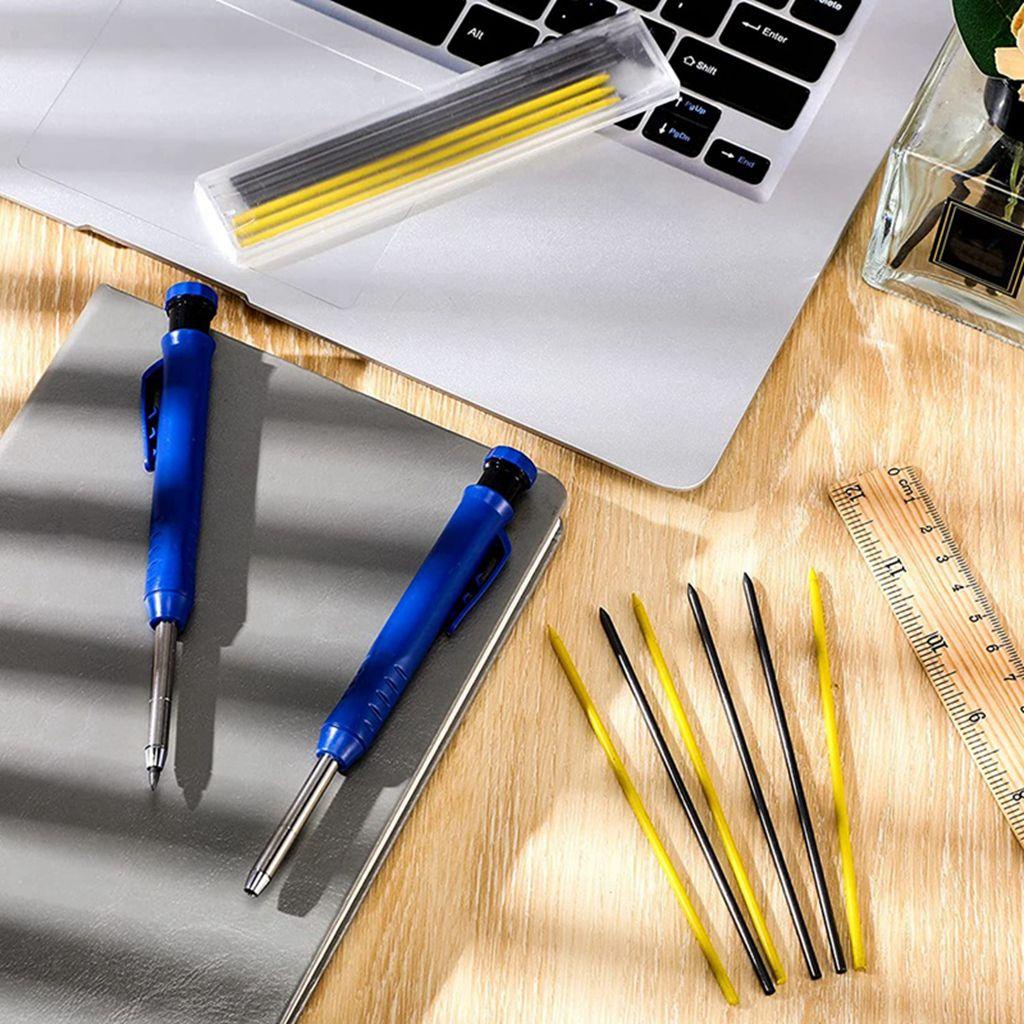 CLEOES Bộ Bút Chì Bấm Kèm Đồ Chuốt Nhiều Màu Sắc