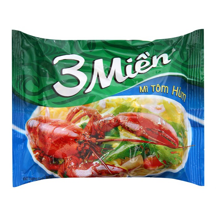 Mì 3 miền tôm hùm 65g x 30 gói