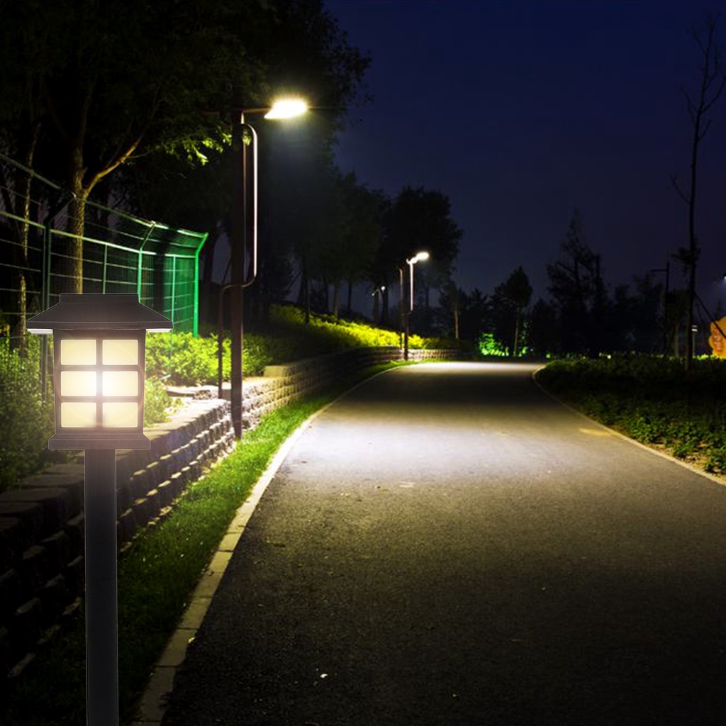 Set 2 Đèn LED Năng Lượng Mặt Trời Cảm Biến Tiết Kiệm Năng Lượng Sử Dụng Ngoài Trời Cho Sân Vườn
