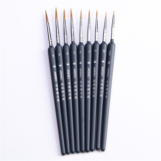  (XẢ KHO) Bộ 10 cọ tỉa Maries số 000-7