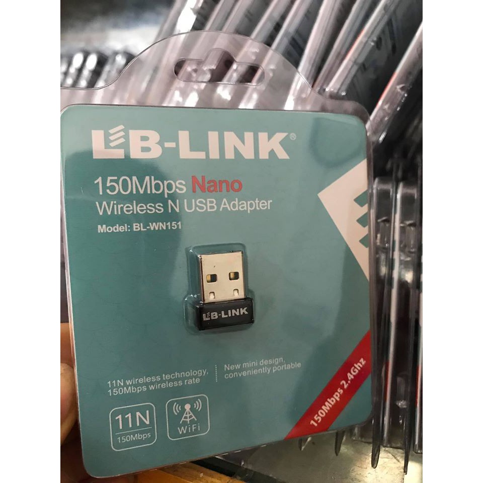 Usb thu WIFI LB-LINK BL-WN151 tốc độ 150Mbps | BigBuy360 - bigbuy360.vn