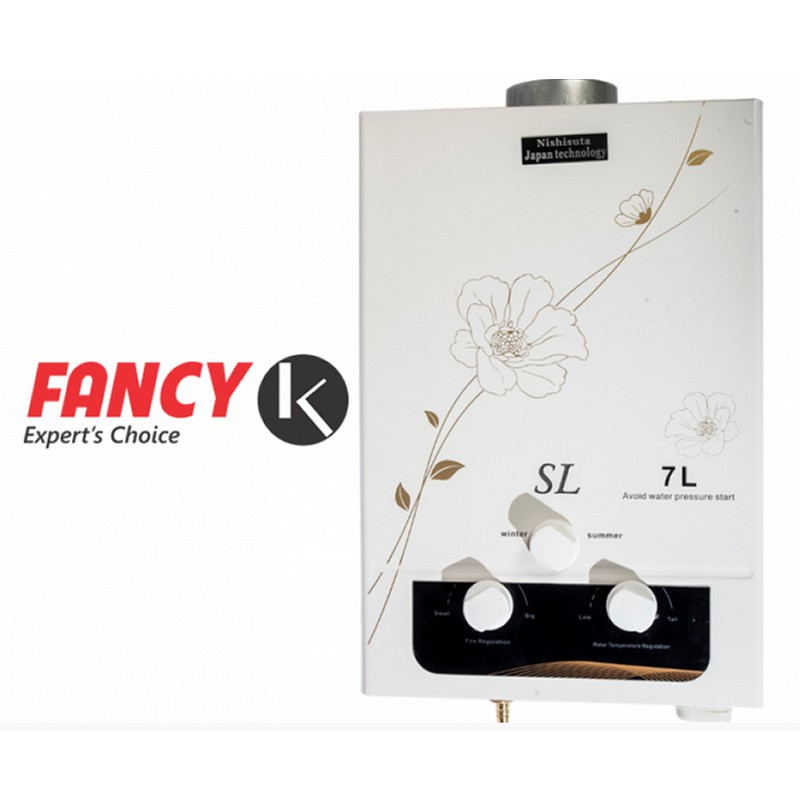 [Mã 44ELSALE2 giảm 7% đơn 300K] Bình Nóng Lạnh Fancy dùng Gas 7 Lít