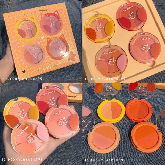  Má hồng Two-tone mèo Kiss Beauty siêu dễ thương | BigBuy360 - bigbuy360.vn