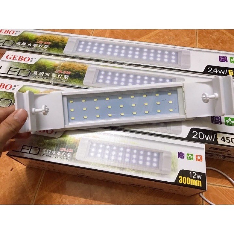 Đèn Led GEBO siêu sáng cho bể cá cảnh, thủy sinh