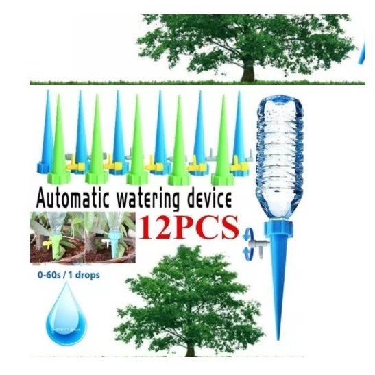 Combo 12 cái vòi xịn tưới cây nhỏ giọt bằng chai nước tự chế