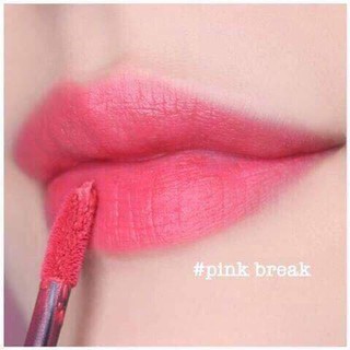 Son 3CE Velvet Lip Tint màu #Pink Break hồng đào