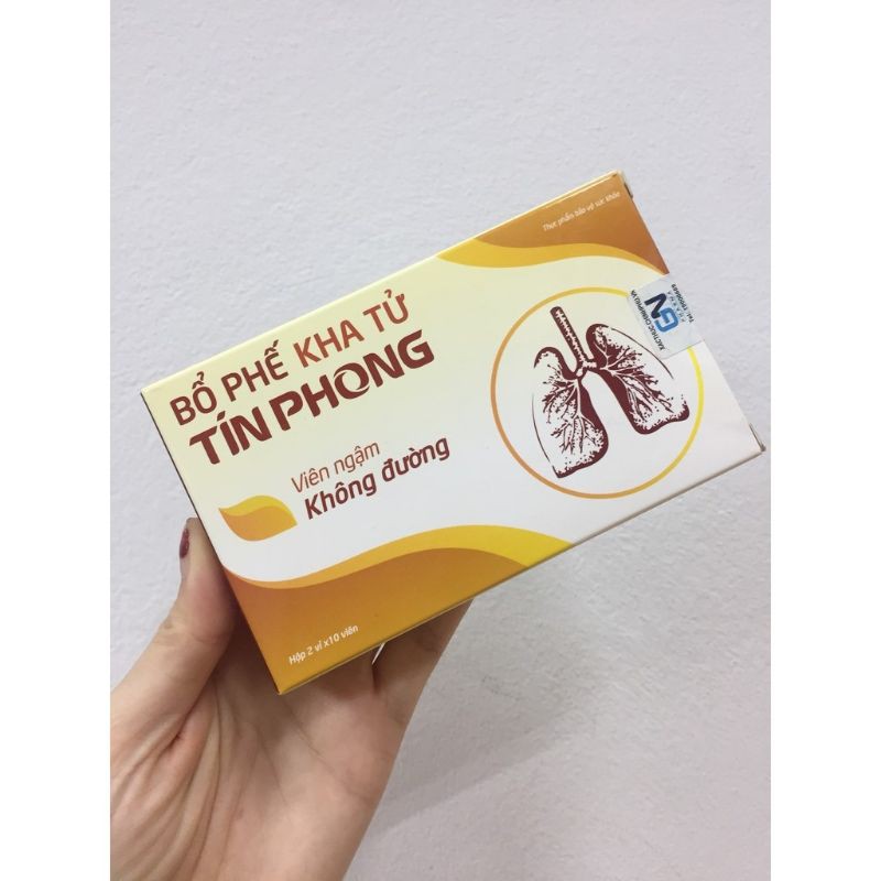 Viên ngậm bổ phế khả tử tín phong- Hỗ trợ giảm đau họng,rát họng,ngứa cổ họng,khản tiếng,mất tiếng