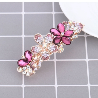 Kẹp Tóc Hình Hoa Đính Đá Lấp Lánh