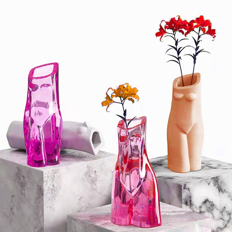 Khuôn Silicone Dùng Làm Chậu Hoa Bằng Nhựa Resin Diy