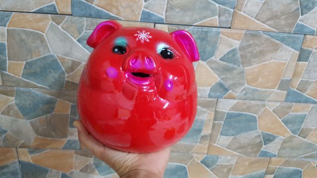 Lợn tiết kiệm bụng phệ mắt mở size 1 | BigBuy360 - bigbuy360.vn