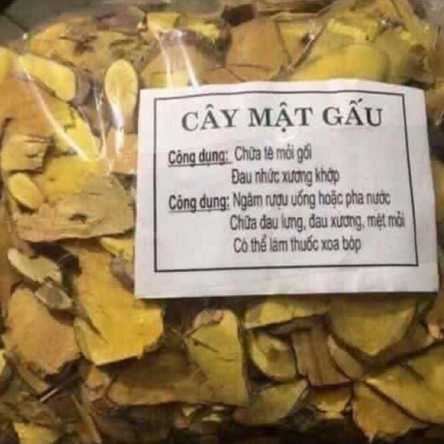 Cây Mật Gấu Rừng khô thái lát 1 kg