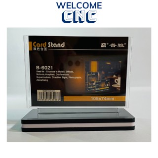 Menu để bàn mica đế ghép 2 mặt A7 ngang cao cấp B6021