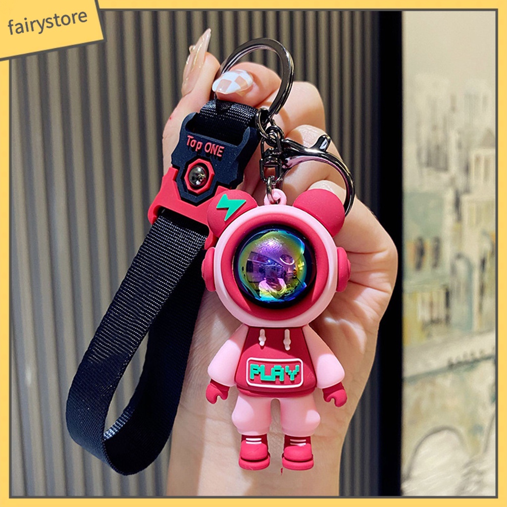 KDFS- PVC Keychain Cartoon Bear Shape Key Chain Perfect Gifts for Daily