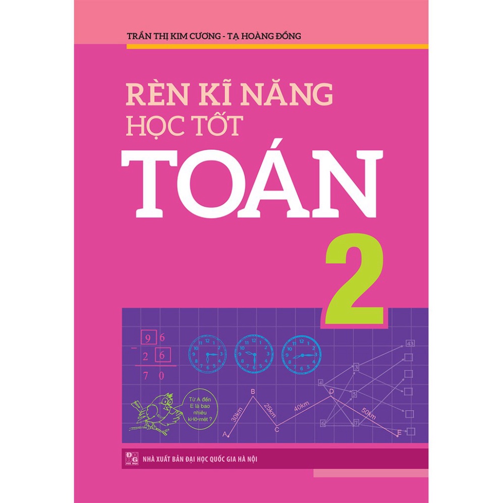 Sách: Combo 2 Cuốn Bài Tập Trắc Nghiệm Và Tự Kiểm Tra Toán 2 + Rèn Kĩ Năng Học Tốt Toán 2