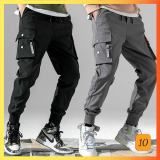 Quần jogger kaki nam cao cấp lưng thun ống bó co giãn hg209