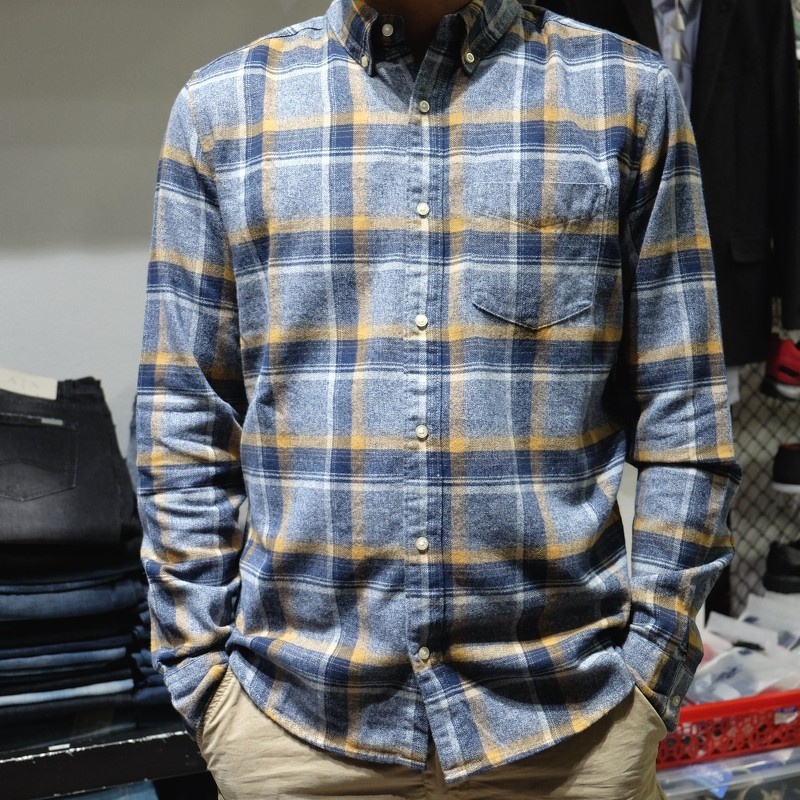 Áo Sơ Mi Nam Flannel Xuất Xịn 100% | BigBuy360 - bigbuy360.vn