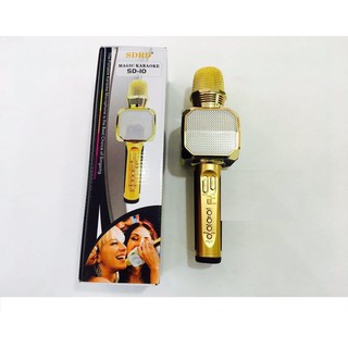 Míc Karaoke Micro Kiêm Loa Bluetooth SD-10 hãng