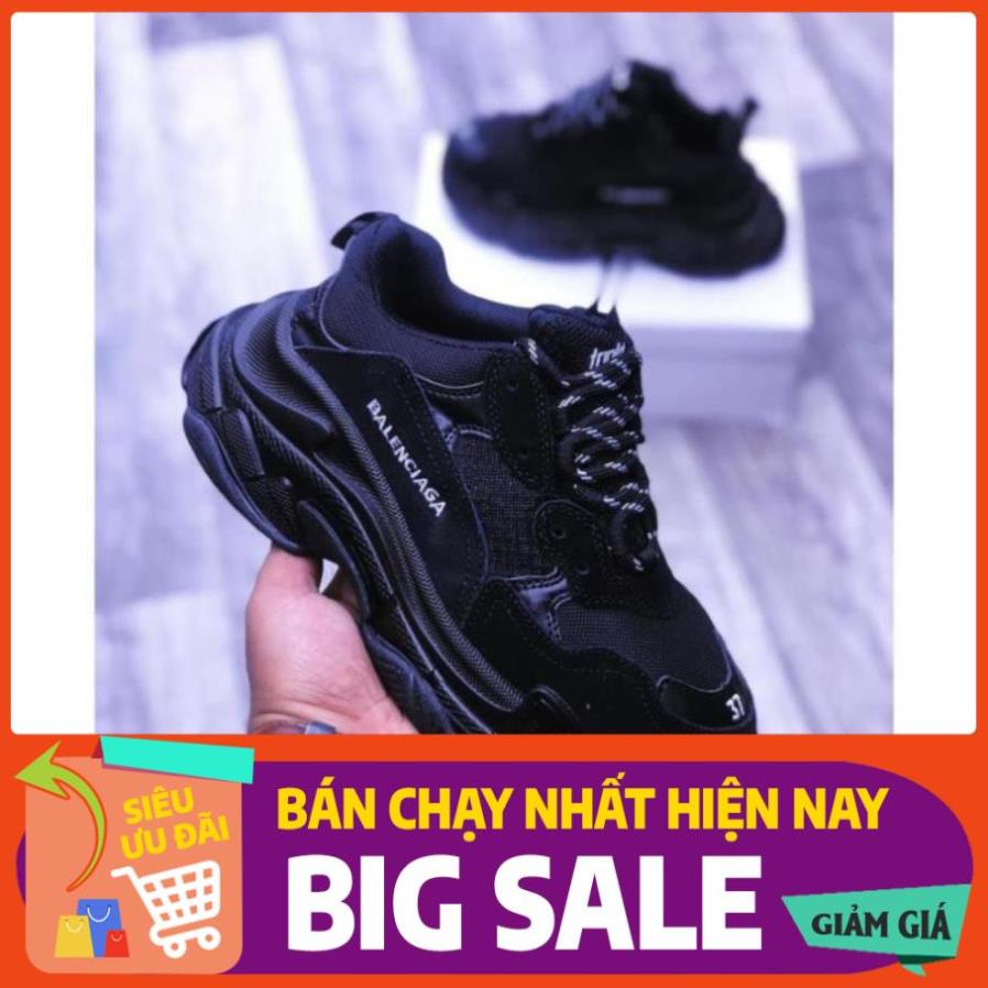 Giày Balenciaga Triple S full đen cao cấp 2020 Xịn Nhất : . ! new ⁹ * ) >