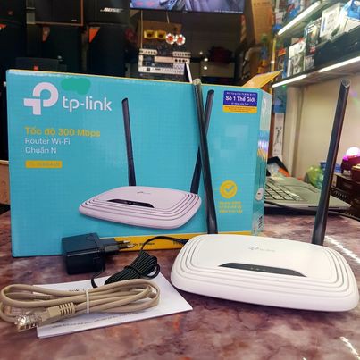 Bộ phát Wifi Tp-link TL-WR841N tốc độ 300Mbps: 2 râu thu sóng, chính hãng