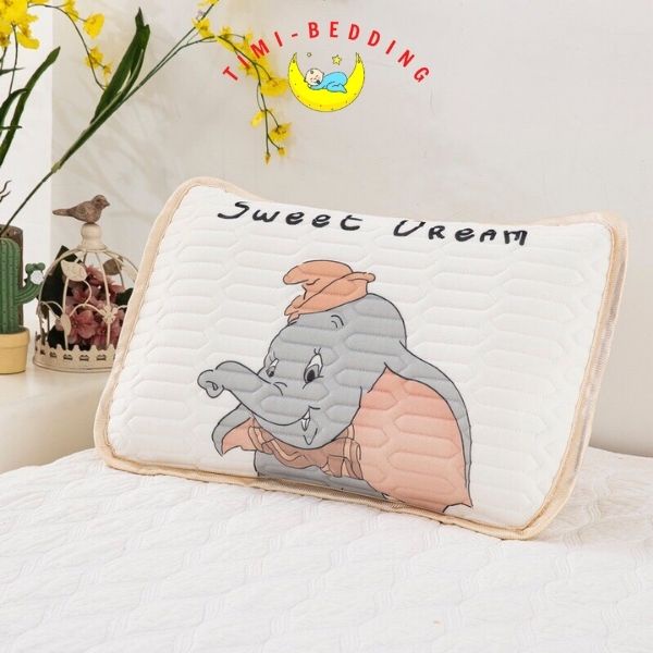 Vỏ gối cao su non hoạt hình disney cho bé gối cho bé sơ sinh – Gối nằm cho bé - Timibedding