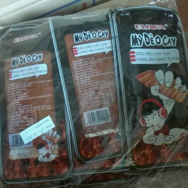 Snack mỳ dẻo cay 1 bịch 30 gói