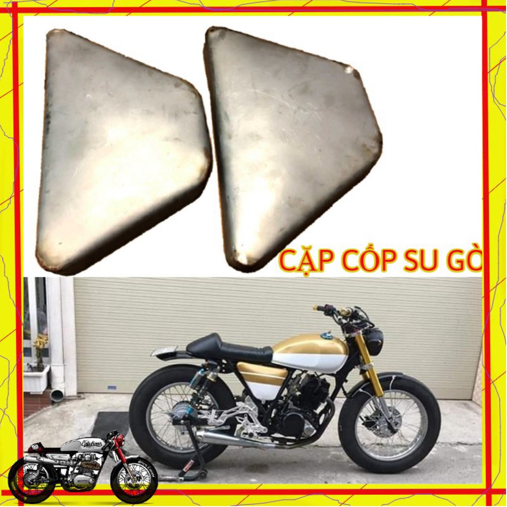 🚚 CẶP CỐP HÔNG XE MÁY 💎 CẶP CỐP GÒ CHƯA SƠN CHO XE SU GN125 ĐỘ CAFERACER