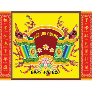 Tranh gạch 3d ốp phòng thờ