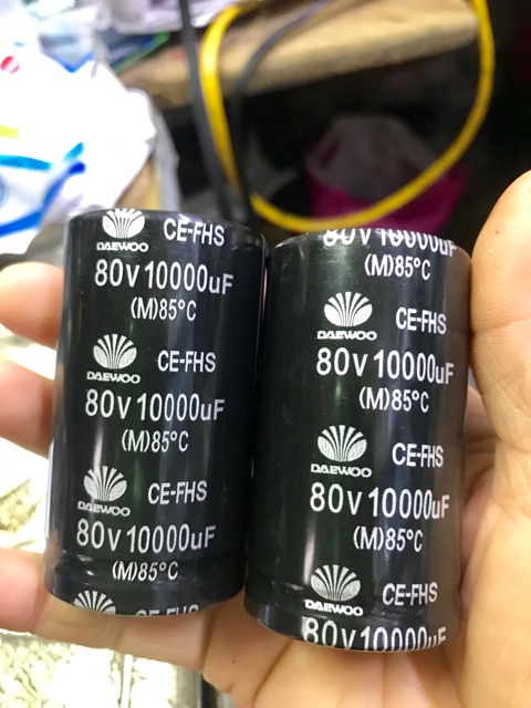 2 con tụ Dawoo 80V 10000Uf