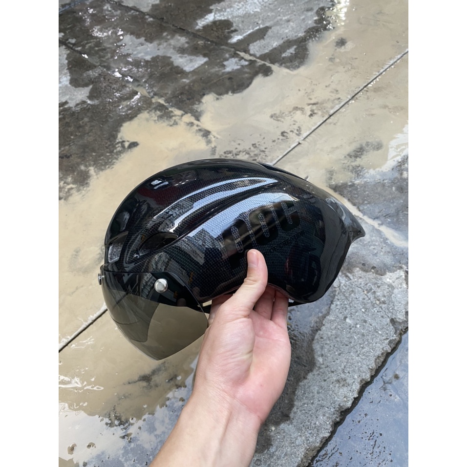 NÓN POC 01 CACBON MINI KÈM TÚI VÀ HỘP CHÍNH HÃNG