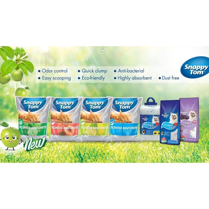 Cát vệ sinh cho mèo Snappy Tom 5L