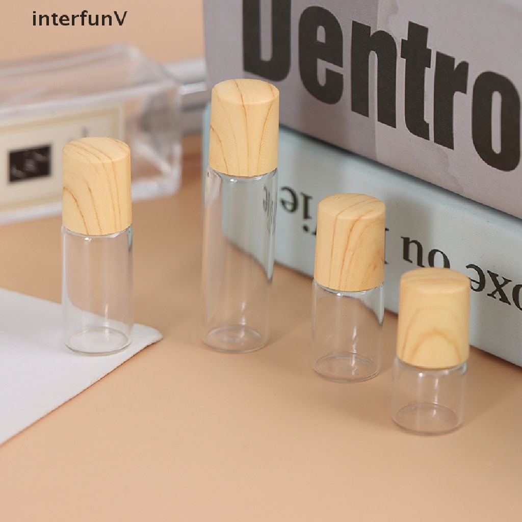 Chai Thủy Tinh Rỗng Đựng Nước Hoa 1 / 2 / 3 / 5Ml Có Thể Cuộn Lại