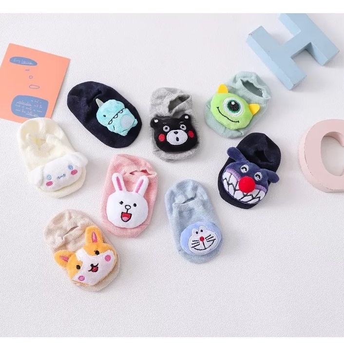 Tất thú dễ thương cho bé 0-3 tuổi có đế chống trượt