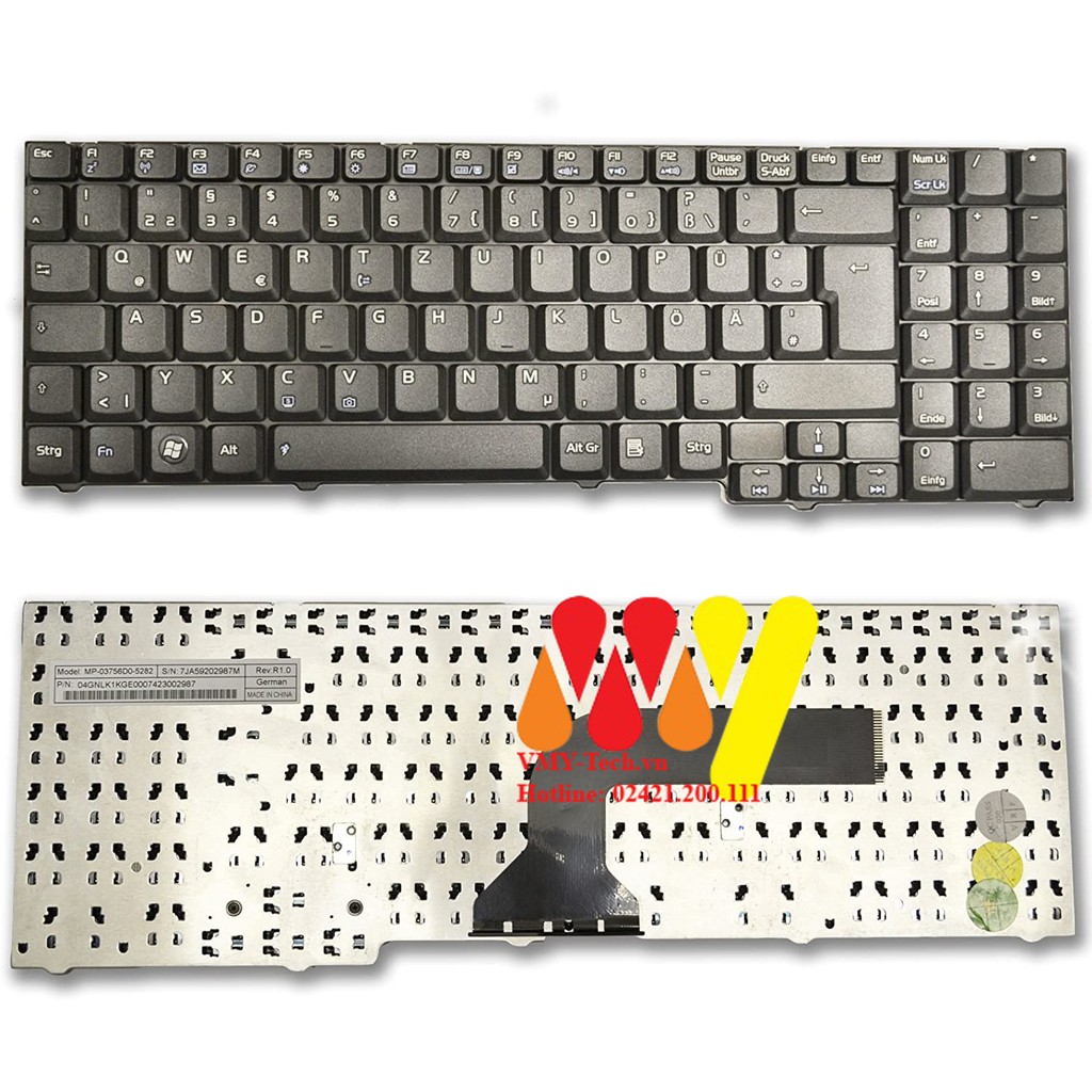 Bàn phím laptop Asus G50V G50VT G50G G70 G70V G70S G70Sg G71 G71G G71GX G71V NEW 100%