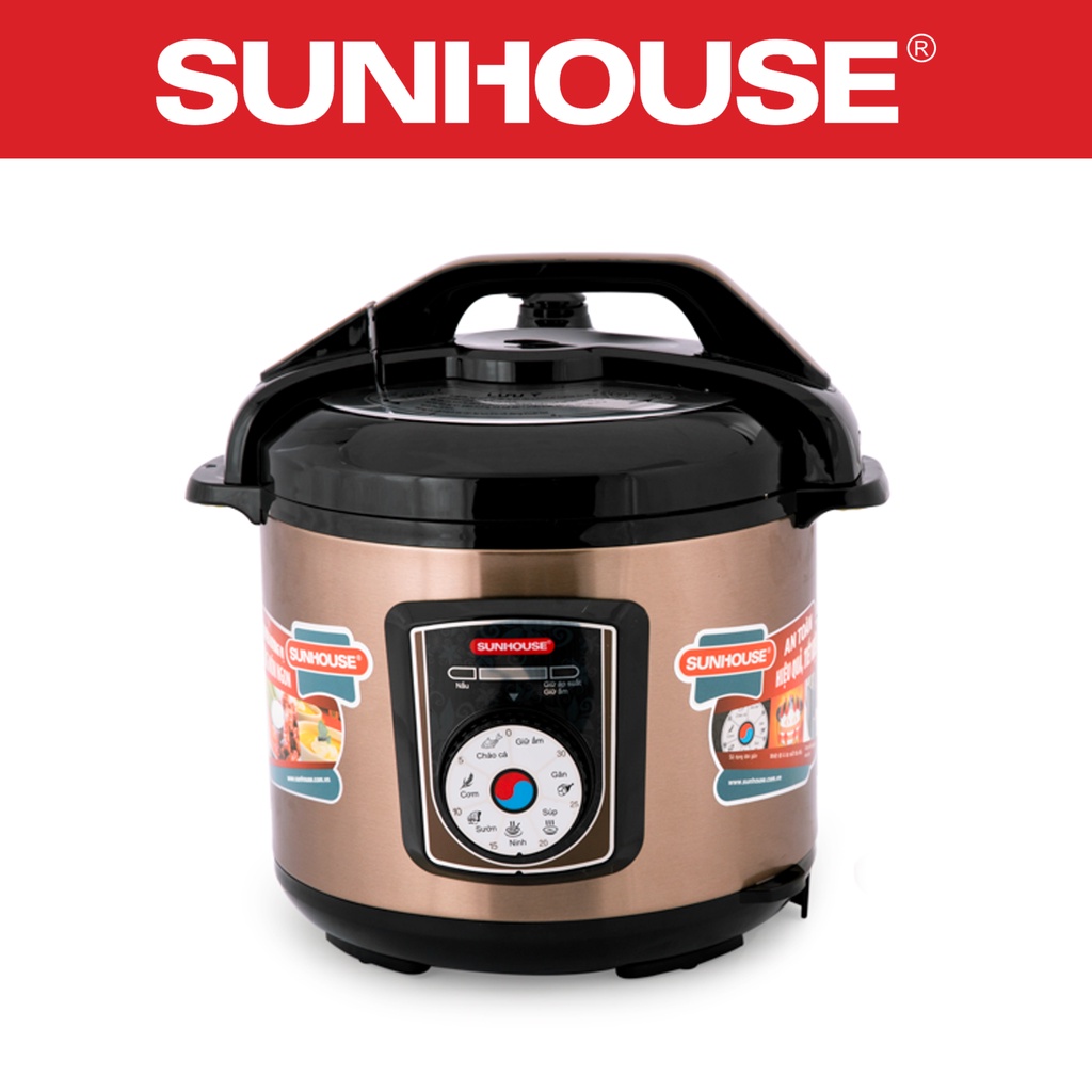 Nồi áp suất điện đa năng 6L SUNHOUSE SHD1756