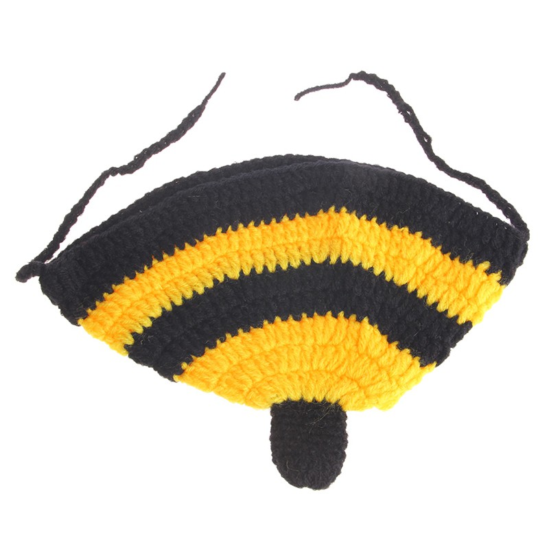 Bộ mũ + quần đan len hình chú ong dễ thương cho bé