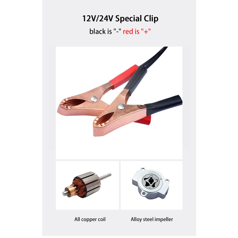 Máy Bơm Nhiên Liệu 100W 4L/Phút 12V Cho Xe Hơi