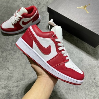 Giày jordan 1 cổ thấp panda , giày jd đỏ trằng nam nữ màu đen trắng size 36-43