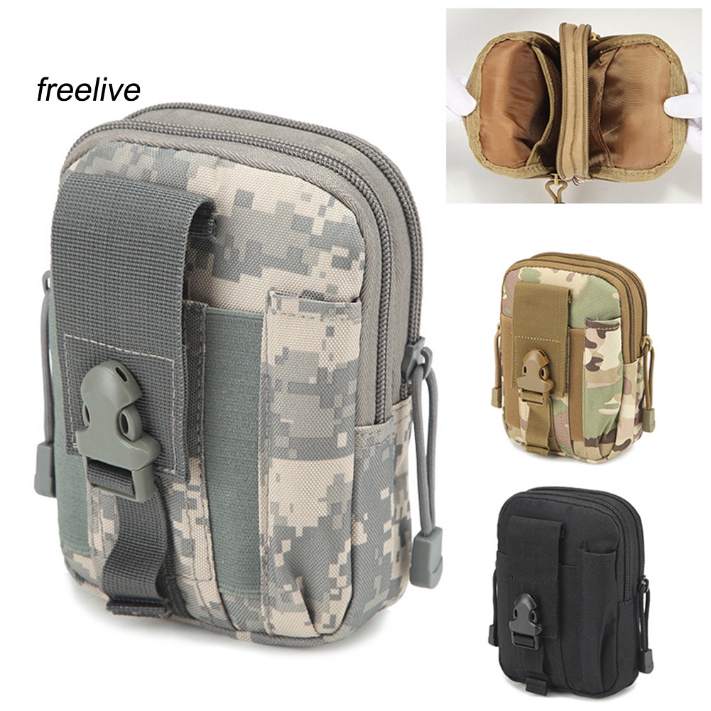 FLE Outdoor Climbing Tactical EDC Gadget Waist Bag Military Phone Molle Pouch Bag