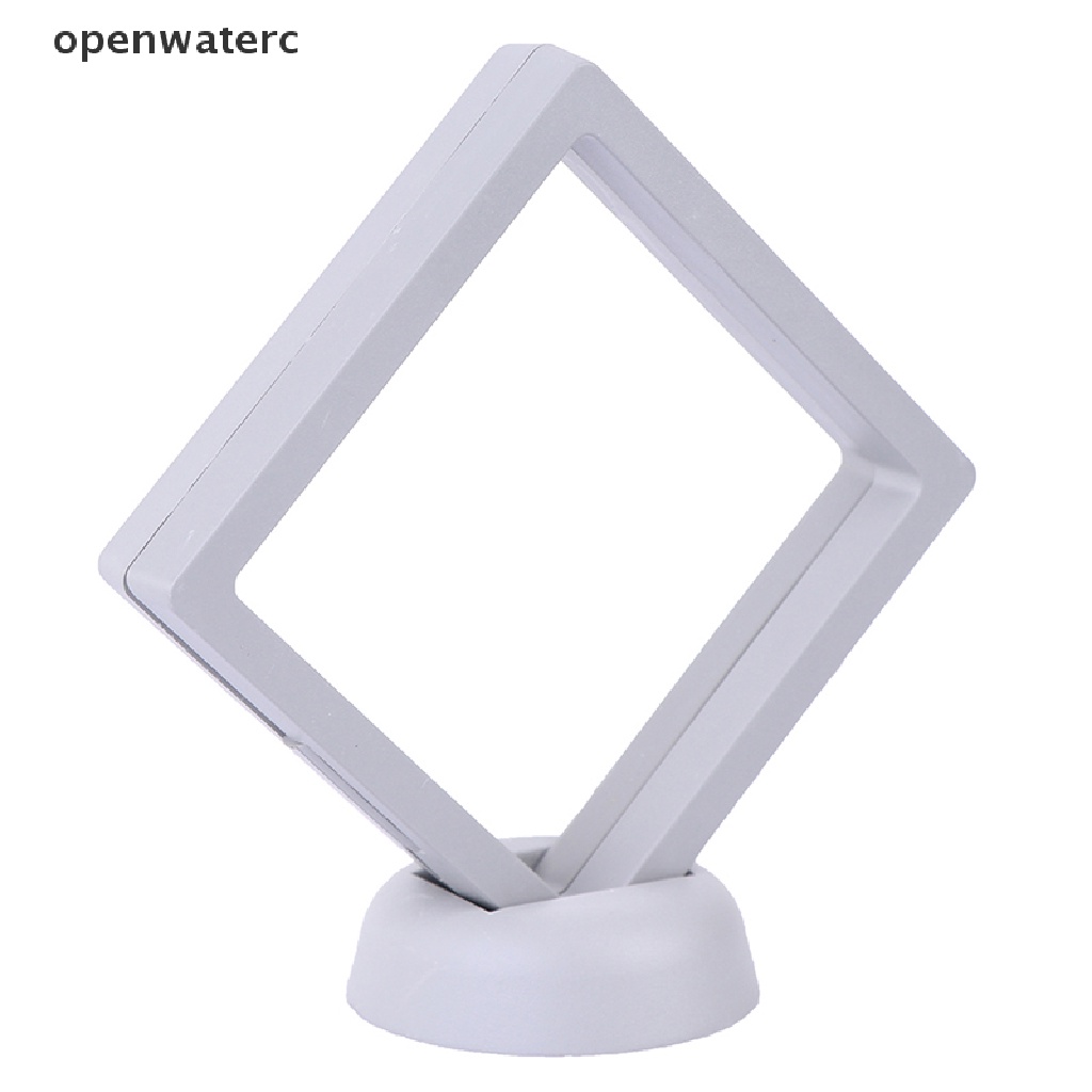 openwaterc 3D Color Floating Picture Frame Box Jewelry Display Stand Presentation Case vn