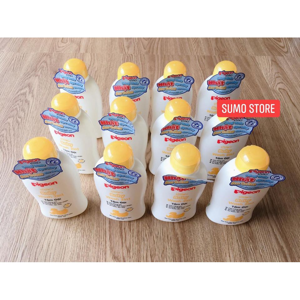 [Chính Hãng] Sữa Tắm Gội Toàn Thân Cho Bé Pigeon 200ML Sữa Tắm Gội Cho Bé