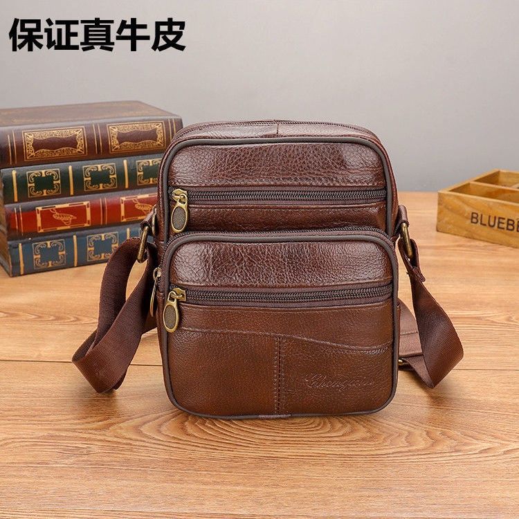 Túi xách da bò đeo chéo thời trang công sở cho nam