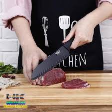 BỘ DAO 5 MÓN BUCK BLACK CAO CẤP THÉP KHÔNG GỈ