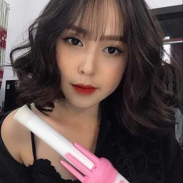 Máy uốn tóc tự động (ảnh thật)